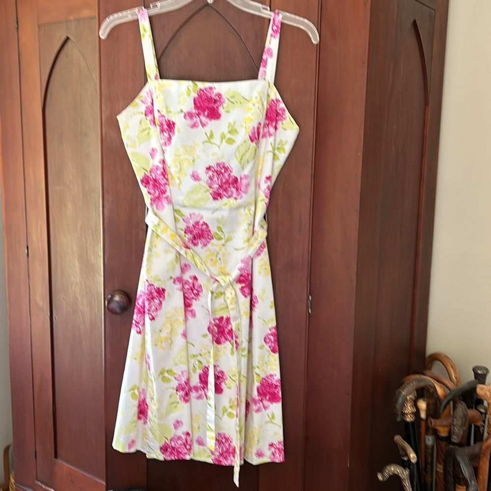 Women’s Sundress w/ Shrug, Size 6/Small, Pink, Floral